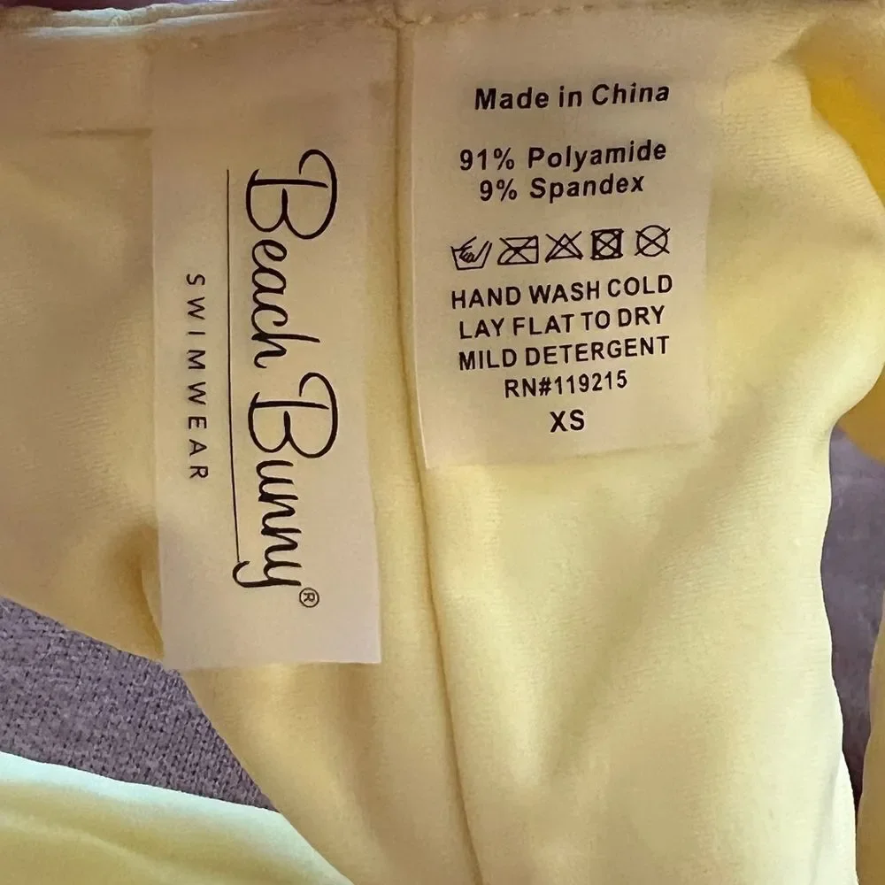 Beach Bunny Yellow‎ Bikini Bottom